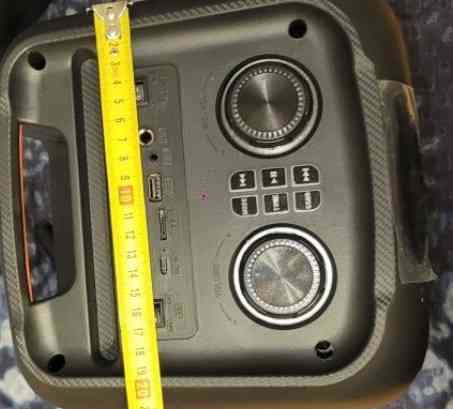 Большая блютуз колонка 40 w с микрофоном и RGB подсветкой. Харьков