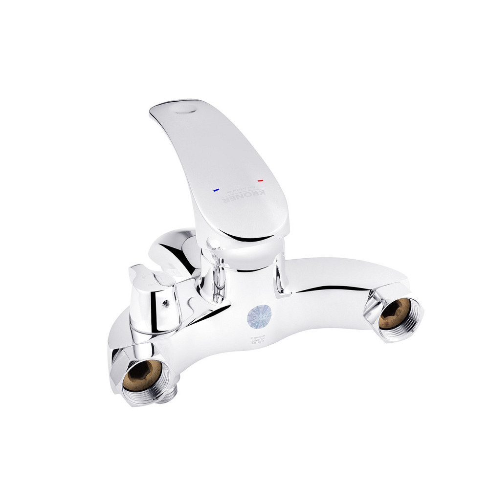 Змішувач для ванни Kroner KRP Konstante - C060 з душовим гарнітуром, хром Київ - фото 4