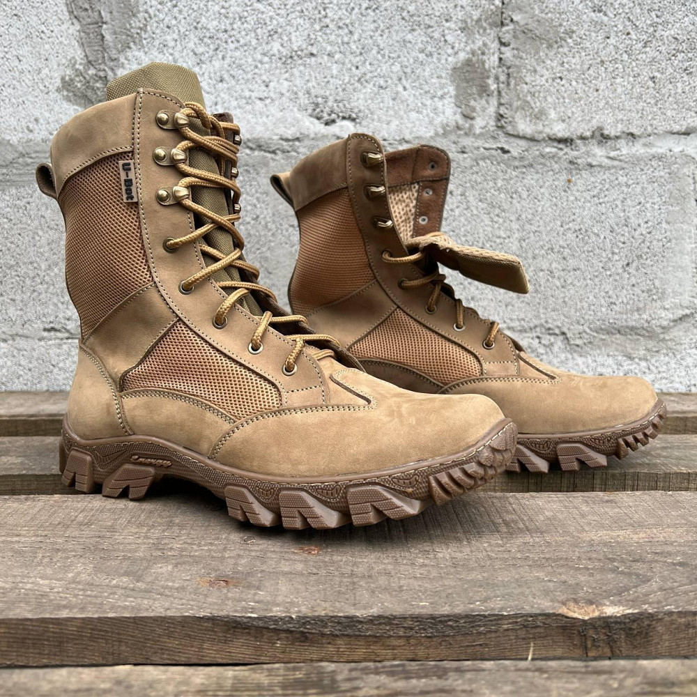 Мужские летние берцы тактические военные кожаные, прочные, качественные, на коже Львов - изображение 3