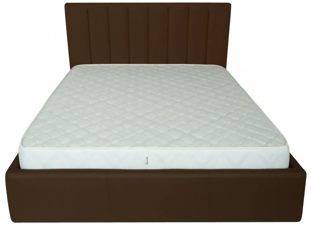 Ліжко Двоспальне Sanam Comfort 180 х 200 см Fly 2231 A1 З підйомним механізмом та нішою для білизни Темно-коричневий Дніпро - фото 2