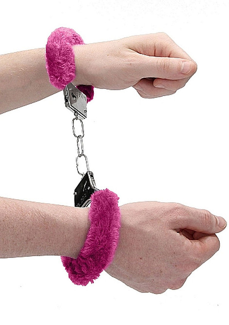 Наручники - Ouch! Beginner's Handcuffs Furry Pink Sex Aura Київ - фото 4