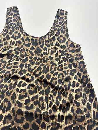 Шелковая базовая майка удлиненная Тигровый 3XL/4XL Харьков