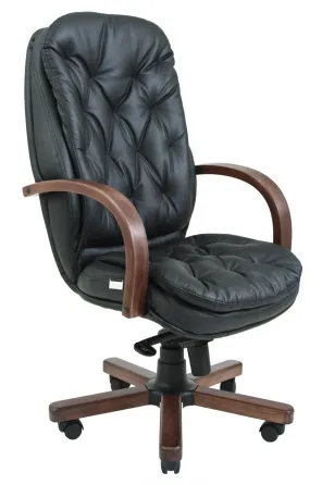 Офісне Крісло Керівника Richman Venice Fly 2230 Wood М3 MultiBlock Чорний Київ