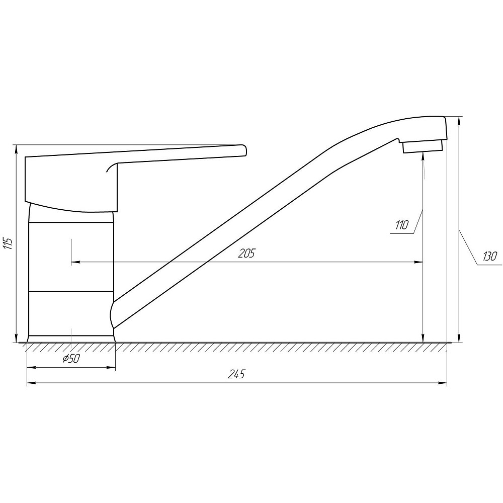 Змішувач для кухні DOMINO BLITZ DBC-203 Луцк - изображение 4