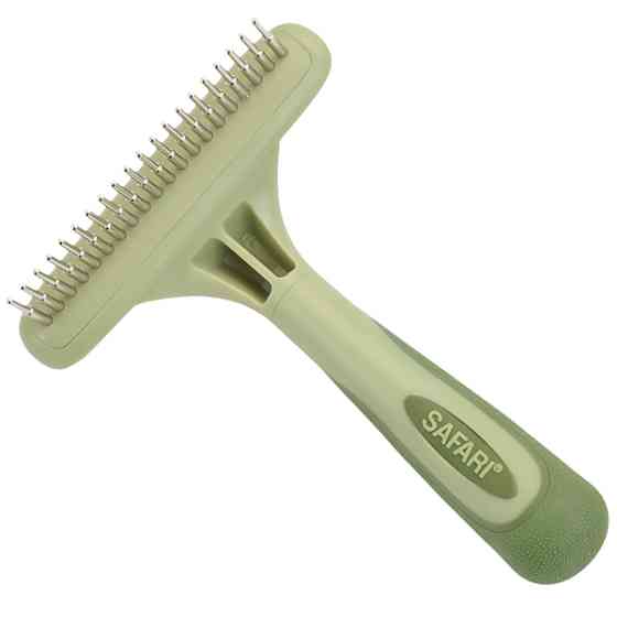 Safari Dog Rotating Pin Undercoat Rake САФАРІ ГРАБЛІ ОДНОРЯДНІ для підшерстя собак Київ