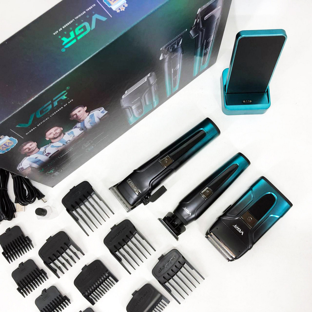 Класна машинка для стрижки волосся, Акумуляторна машинка-тример для стрижки волосся PY-16 Львів - фото 4