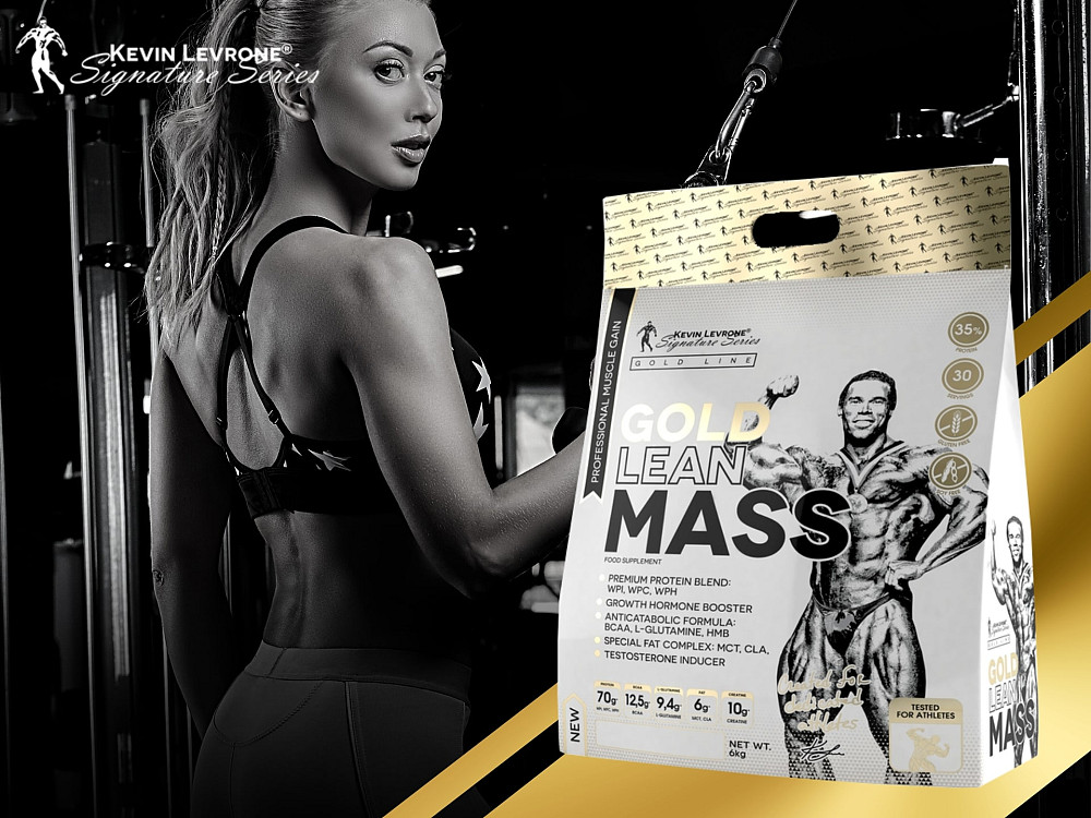 Гейнер Gold Lean Mass 6000 g (Vanilla) Луцк - изображение 4