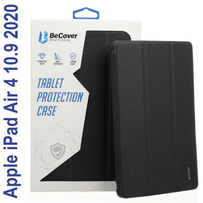 Чехол для планшета BeCover Tri Fold Hard TPU Apple iPad Air 4 10.9 2020/2022 Black (706749) (706749) Винница - изображение 1