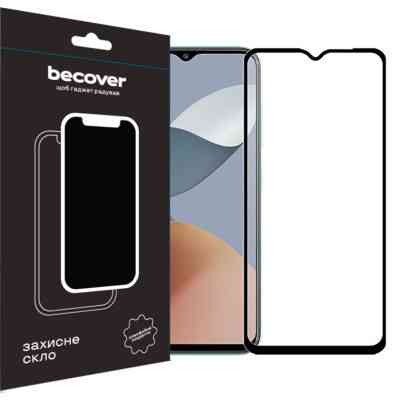 Стекло защитное BeCover ZTE Blade A73 Black (710629) Винница