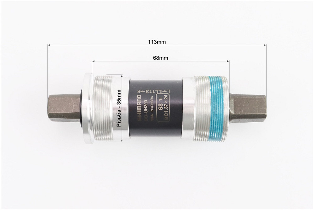 Картридж-каретка "квадрат" MTB 68х113мм, BB-UN300 Київ - фото 2