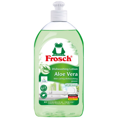 Средство для ручного мытья посуды Frosch Алоэ Вера 500 мл (4009175164537) Винница - изображение 1