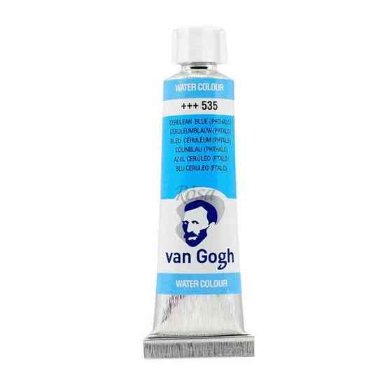Краска акварельная Van Gogh (535) Церулеум голубой ФЦ туба 10 мл Royal Talens Киев