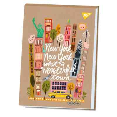 Альбом для малювання Yes А4 30 аркушів клеєний білила "Hummingbird" крафт (130581) Вінниця