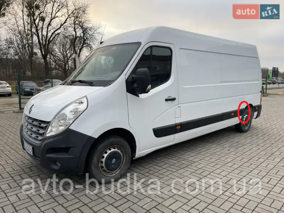 Молдинг кузова перед задньою аркою лівий (коротка+довга колісна база) Рено Мастер 3 RotWeiss Київ
