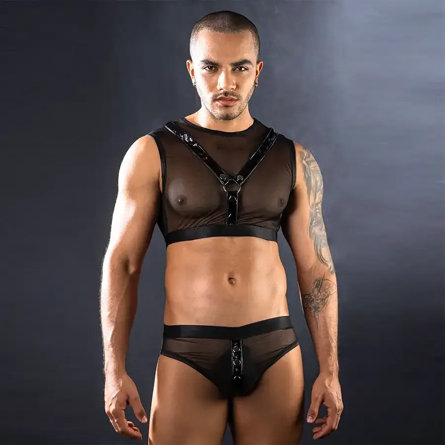 Чоловічий еротичний комплект JSY 9173 One Size Львів - фото 1