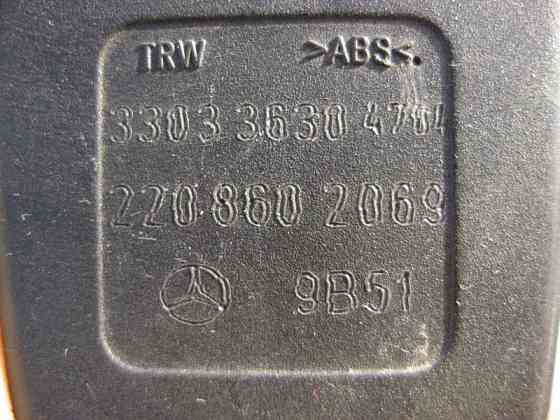 Mercedes-Benz  A2208602069 9B51 Засувка ременя безпеки задня права та центральна S-Class W220 Одеса