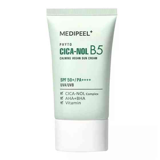 Солнцезащитный крем для лица Phyto Cica Nol B5 Calming Vegan Sun Cream SPF50 MEDI-PEEL 50 мл Киев