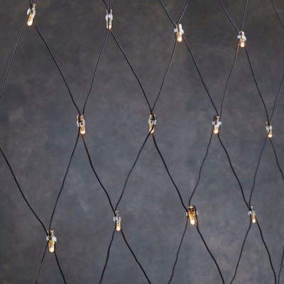 Гірлянда Luca Lighting сітка чорна 2х2 м теплий білий (8711473759860) Вінниця - фото 1