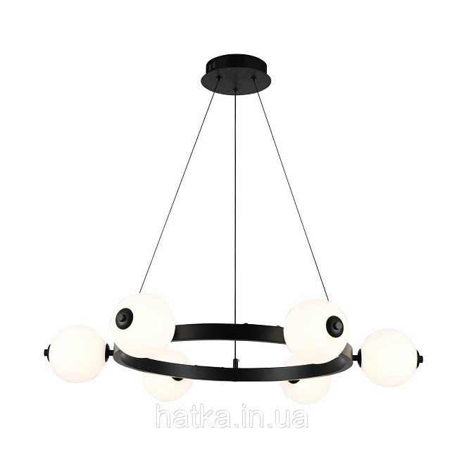 Підвісна LED-люстра G 2916/6 120W Чорний Київ - фото 2