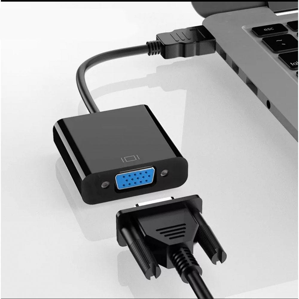 Конвертер HDMI на VGA + аудіовиход,Чорний SBR Київ - фото 8