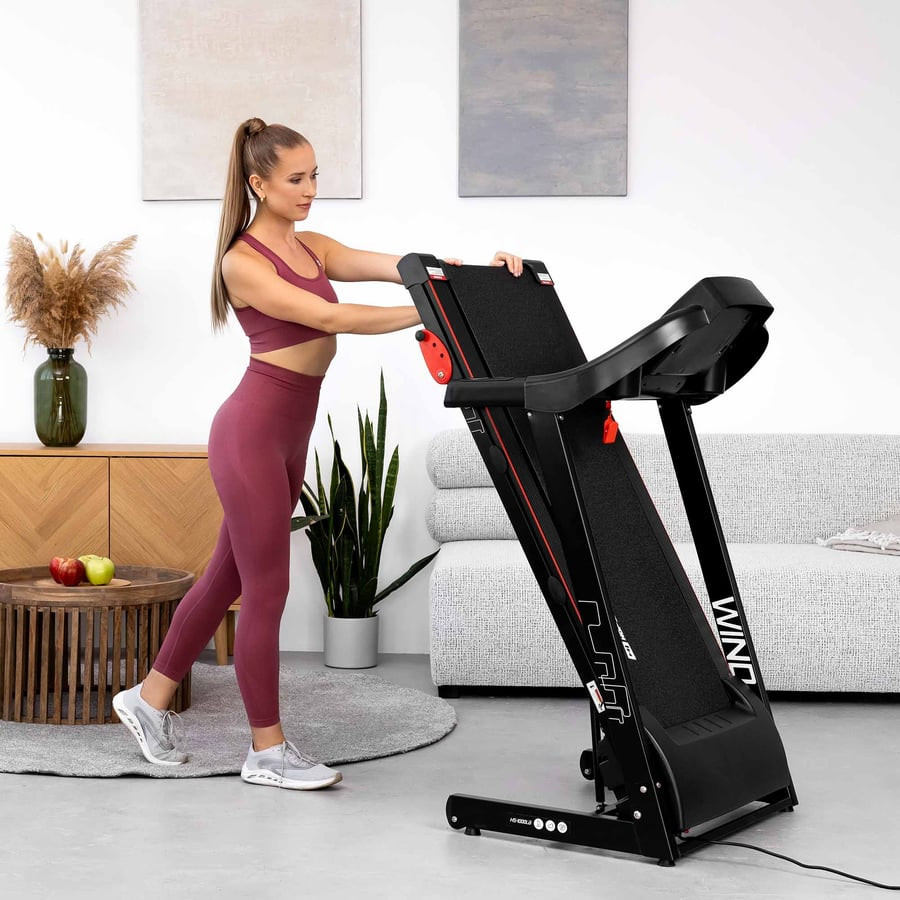 Беговая дорожка Hop-Sport HS-1000LB Wind красный Киев - изображение 7