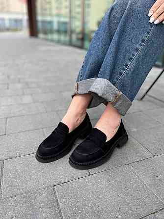 Zemira Туфлі жіночі ZEMIRA Астра/миндаль чорні (весна-осінь, замша натуральна) (5798) 39 Коломия