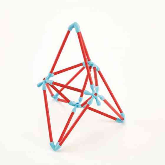 Конструктор Hape Flexistix Креативні фігури 133 деталі бамбуковий (E5565) Харків