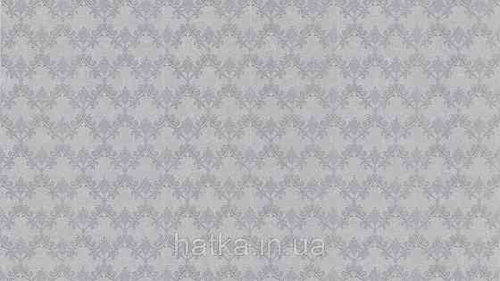 Шпалери метрові вінілові на флізеліні Sintra Classic класика завитки візерунки структурні сріблясті на сірому 540633 Київ