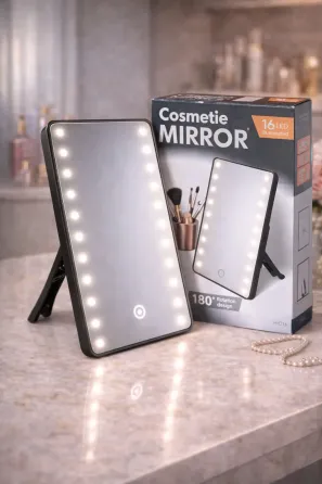 Зеркало для макияжа с LED подсветкой 16 светодиодов Cosmetie Mirror LY-701 Коломия