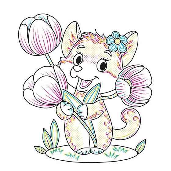 Детская книга-раскраска 