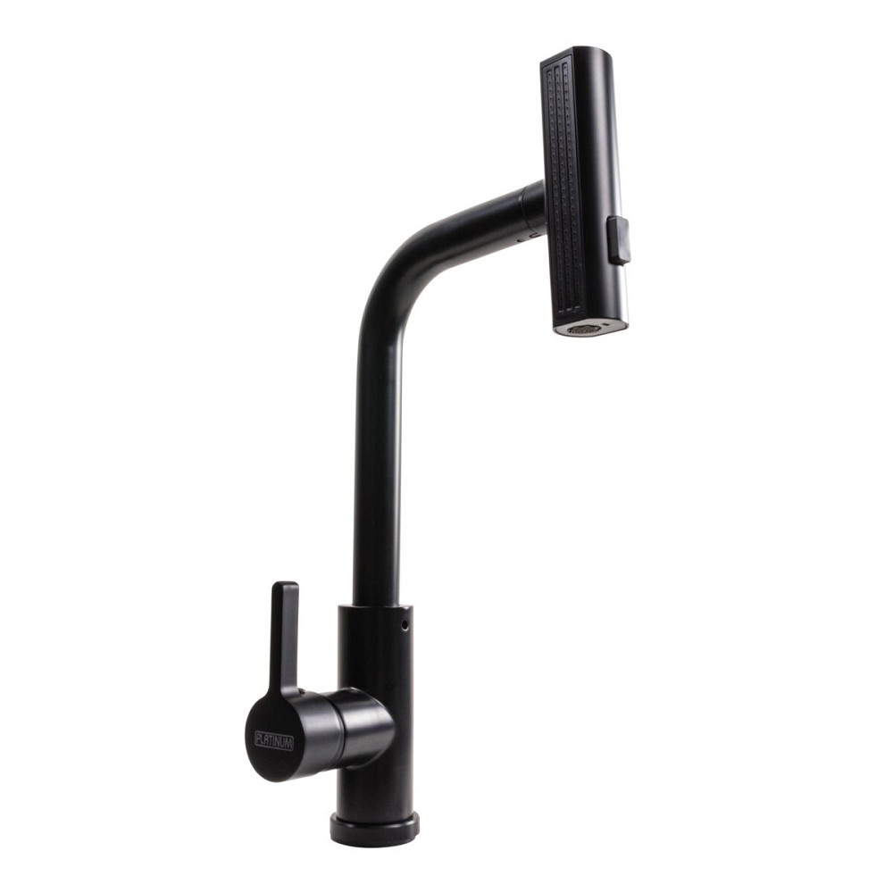 Змішувач кухонний XK09B Platinum PVD чорний Коломыя - изображение 2