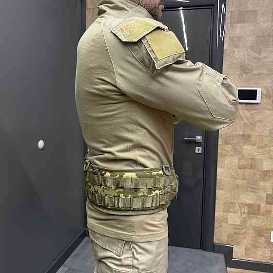 Пояс разгрузочный с Молли, Пиксель, Cordura 1000D, WINTAC, варбелт тактический боевой пояс, разгрузка поясная Solmir Киев