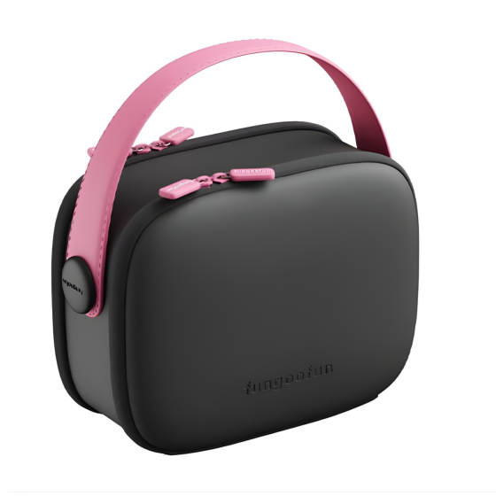 Сумка силіконова косметичка дорожня для аксесуарів у ванну кімнату та душ, EVA водонепроникна, чорна Кам'янець-Подільський