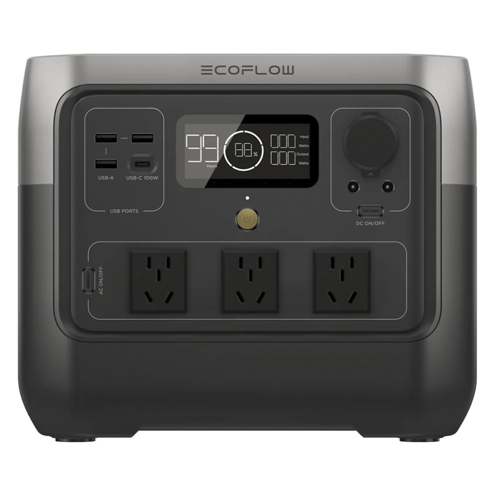 EcoFlow RIVER 2 Pro портативная электростанция 768 Вт·ч, 800 Вт инвертор, LiFePO4, питание 220В для дачи, дома Николаев - изображение 2