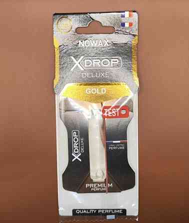 Ароматизатор в машину Novax з капсулою X Drop Deluxe - GOLD Смела