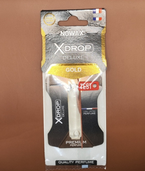 Ароматизатор в машину Novax з капсулою X Drop Deluxe - GOLD Смела - изображение 1