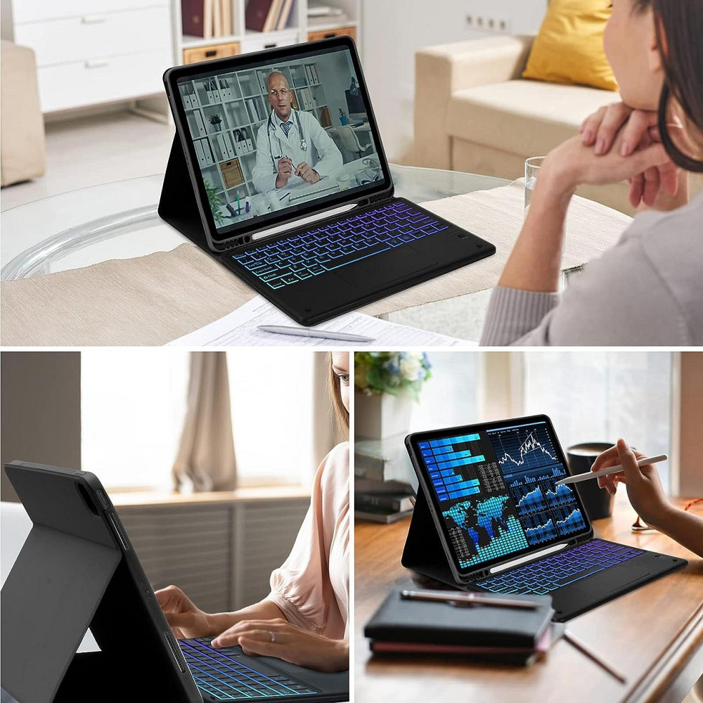 Чехол-клавиатура для iPad Pro 12.9 iPad Pro 6/5/4/3 поколения 2022 2021 2020 и 2018 годов Днепр - изображение 7