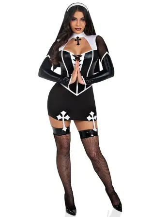 Костюм черниці Leg Avenue Holy Hottie Dress XS Львов