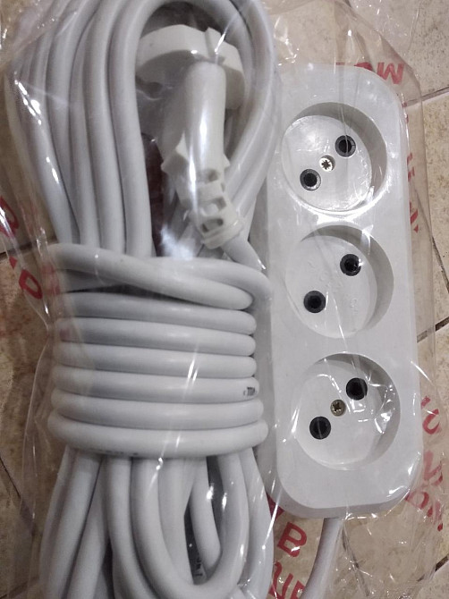 Подовжувач10А ПВС, соковитий -10 м (УКРАЇНА) Полтава - фото 1