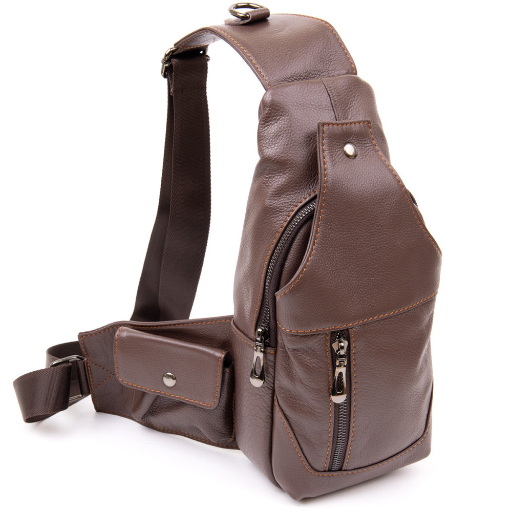 Сумка кросс боди Vintage 20402 Серо-коричневая Киев - изображение 1