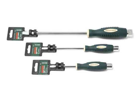 Отвертка шлицевая силовая магнитная 