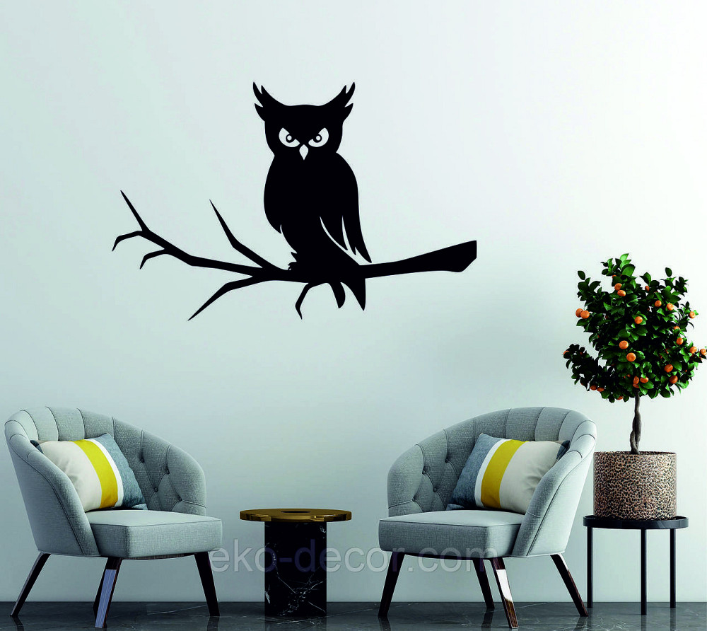 Декоративное настенное Панно «Сова», Декор на стену Киев - изображение 1
