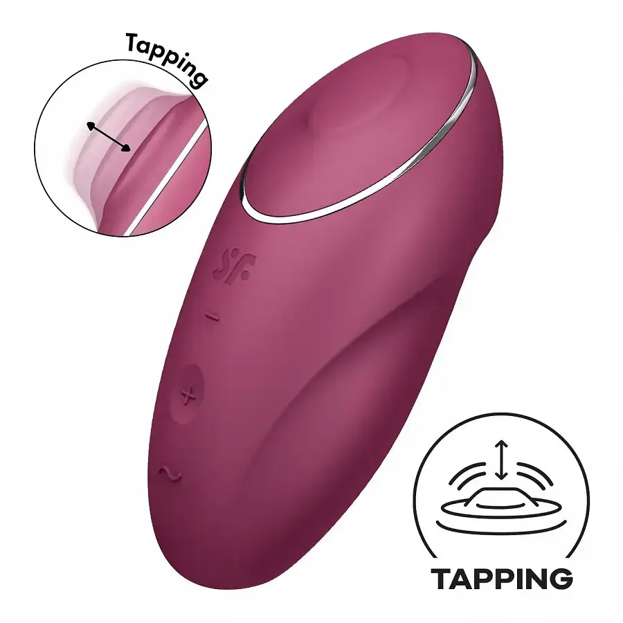 Вібратор Satisfyer Tap & Climax 1 Red Львів - фото 1