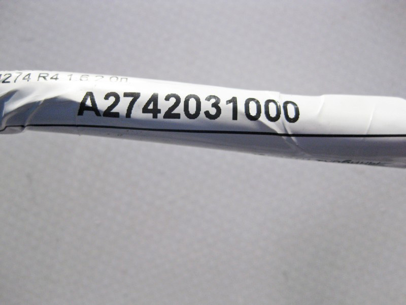 Mercedes-Benz  A2742031000 Зворотна трубка ДЖ турбіни двигуна M264 R4 1.5 2.0л M274 1.6 E-Class W212 W213 C238 C-Class W205 CLS C219 C257 GLC X253 Одеса - фото 4