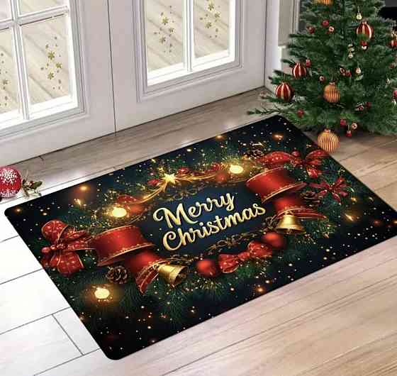Килимок різдвяний з принтом 40х60 см Сміла