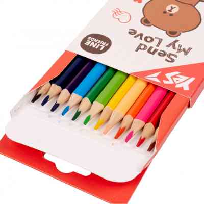 Карандаши цветные Yes Line Friends 12 кол (290705) Винница