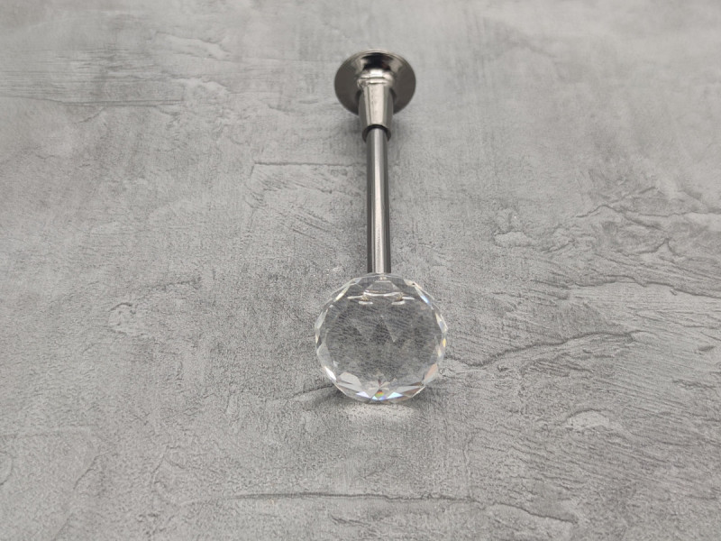 Підхват для штор Orvit Балло-кристал 120 х 30 мм Онікс (00-00000606) Львов - изображение 2