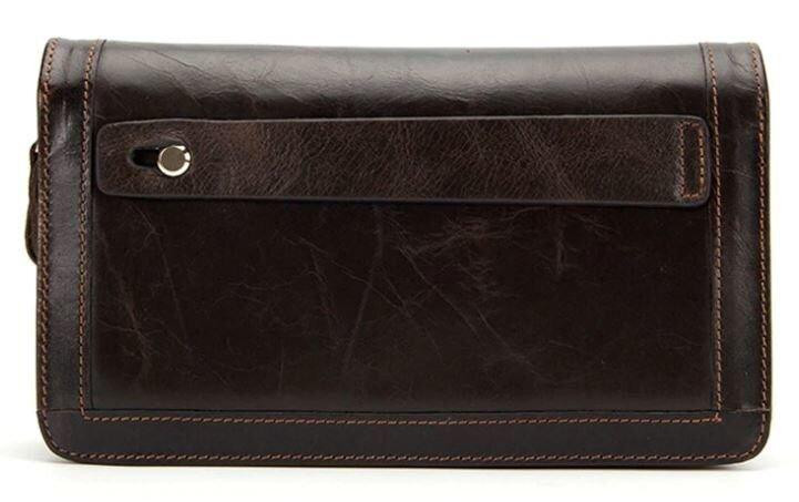 Клатч чоловічий з ременем Vintage 14679 Коричневий Київ - фото 2