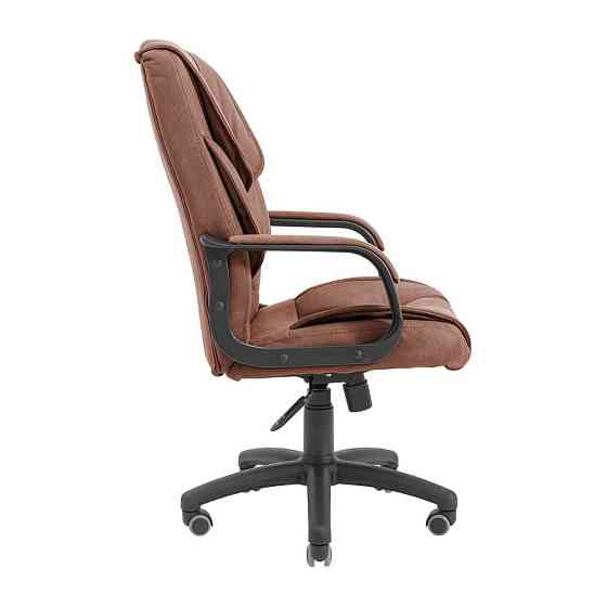 Офисное Кресло Руководителя FoxyDesign М3 MultiBlock Пластик Рич Mustang Coffee Коричневый Киев