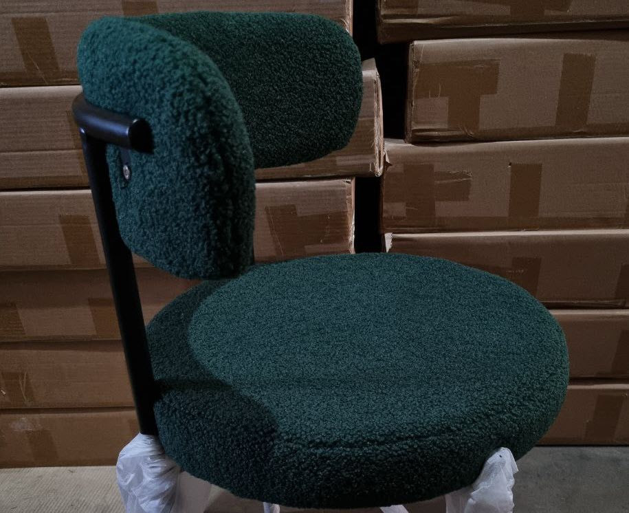 Стілець Бруно тканина зелена Дніпро - фото 7